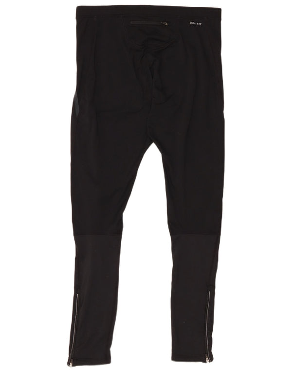 Legging Nike Dri Fit pour femme UK 16 Large Noir Polyester