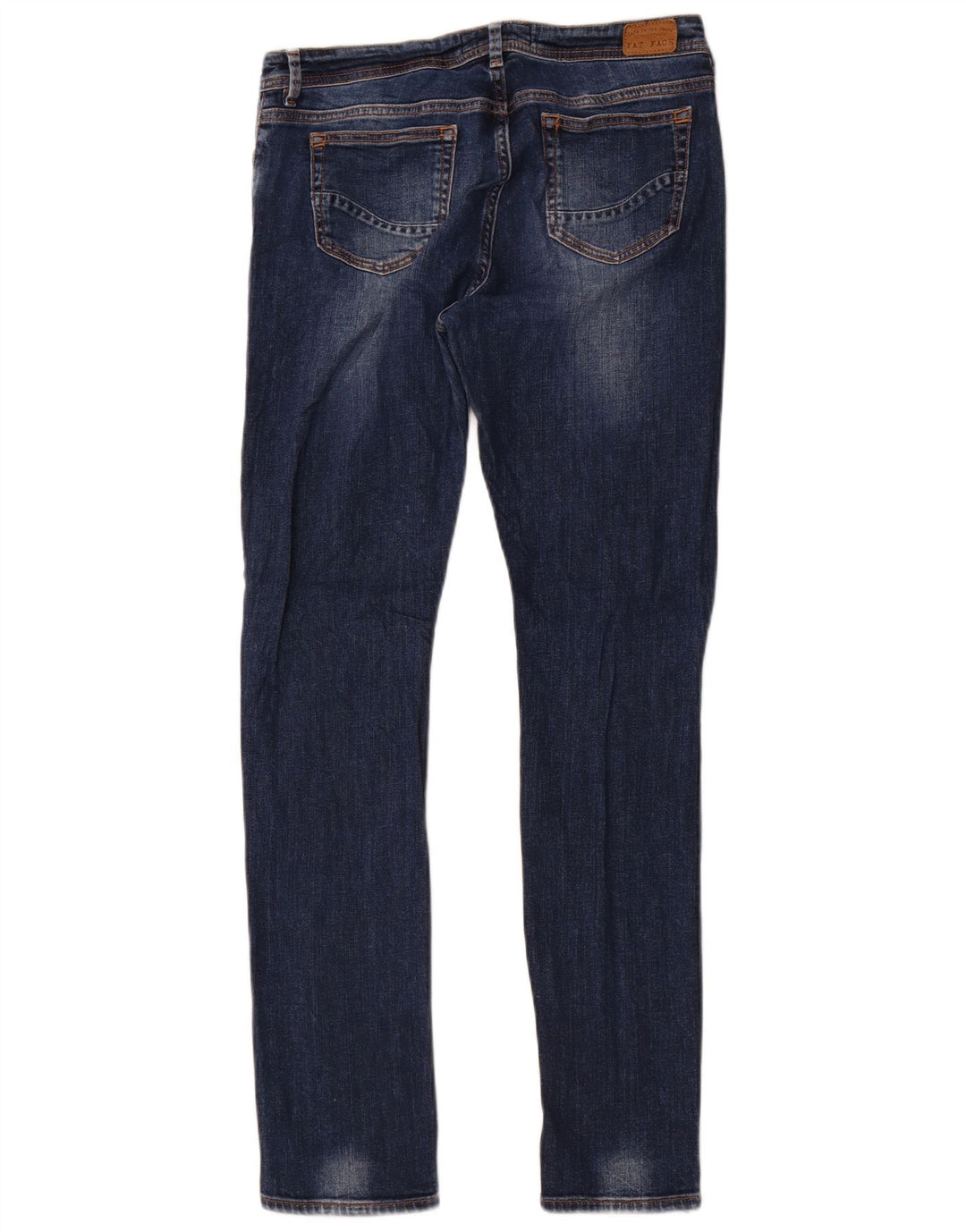 Fat Face Womens Slim Jeans UK 12 Medium W30 L30 Blue