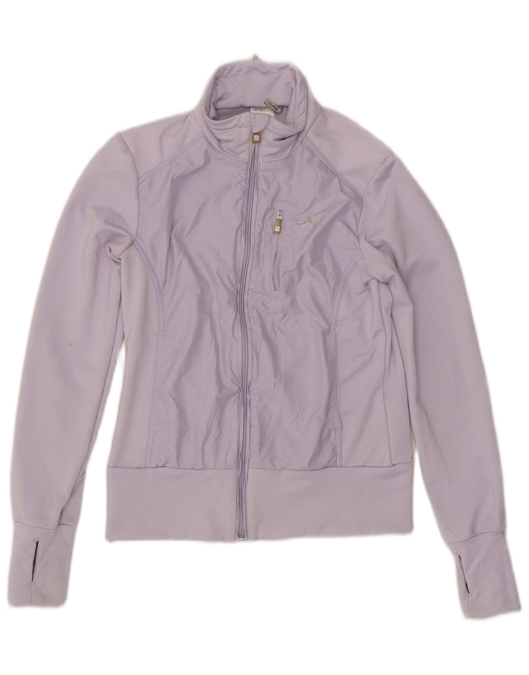 Adidas Dame Clima 365 Træningsdragt Topjakke UK 12 Medium Lilla Polyester