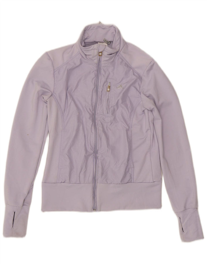 Adidas Dame Clima 365 Træningsdragt Topjakke UK 12 Medium Lilla Polyester