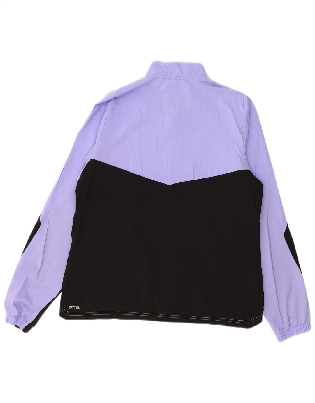 PUMA Womens Tracksuit Top Jacket UK 14 Medium Purple Colourblock Polyester