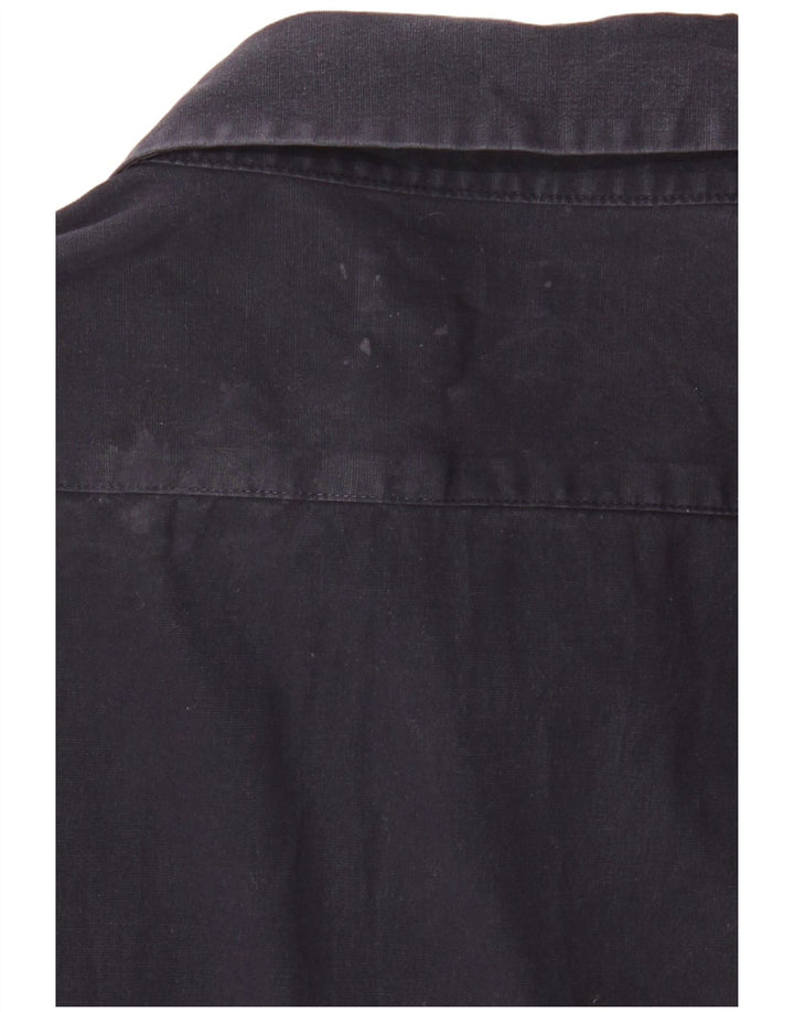 CALVIN KLEIN JEANS Mens Shirt Medium Navy Blue Cotton