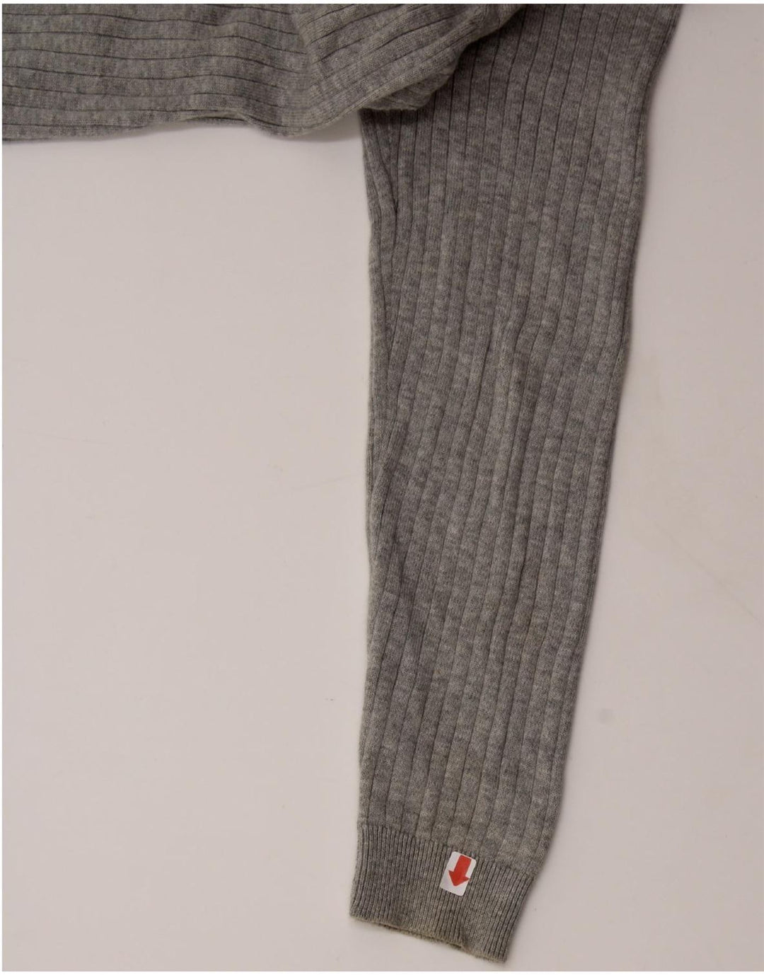 IZOD Womens Cardigan Sweater UK 16 Large Grey Cotton Vintage Izod and Second-Hand Izod from Messina Hembry 