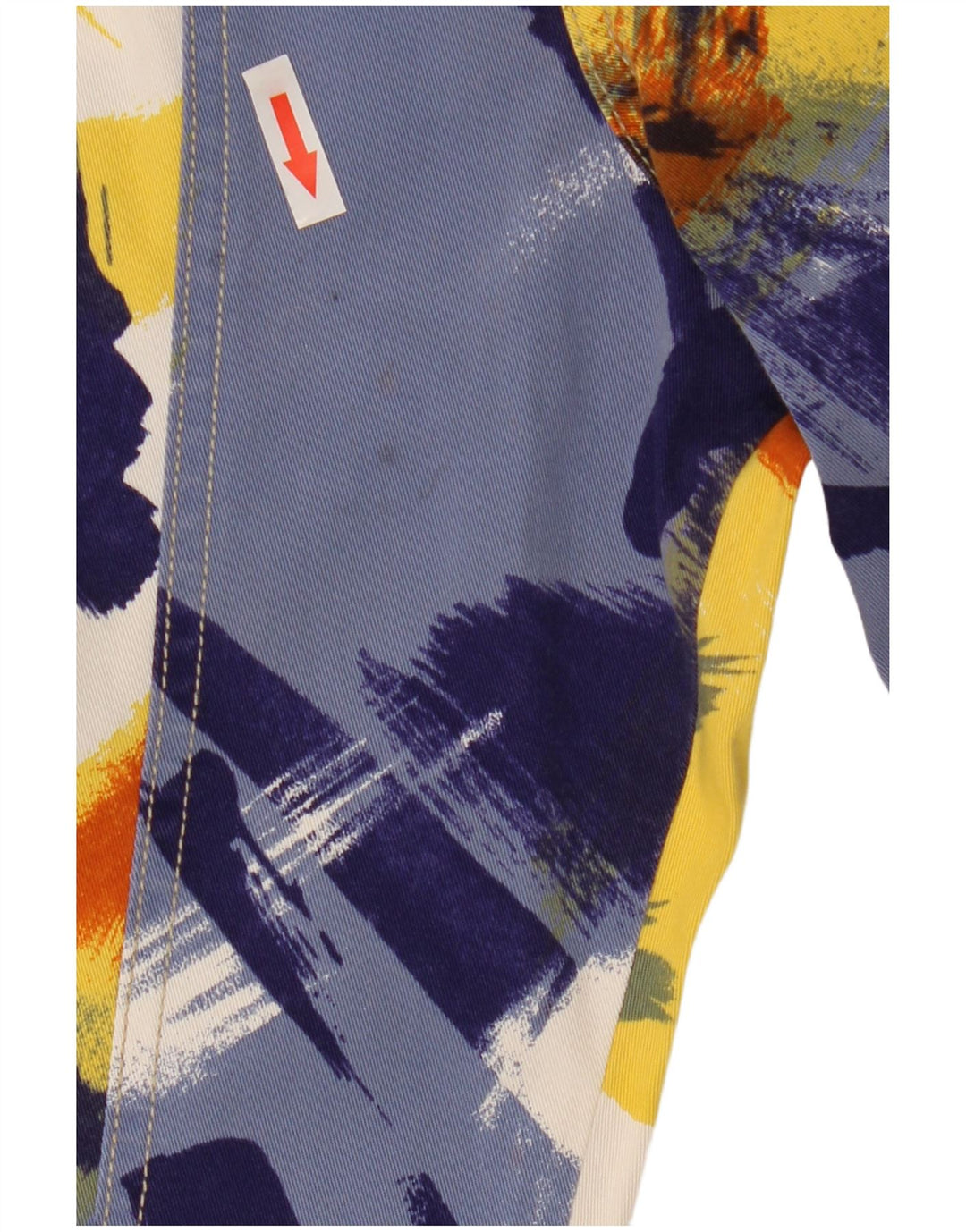 Jeckerson Damen-Bermudashorts W33, mittelmehrfarbige Batik-Baumwolle