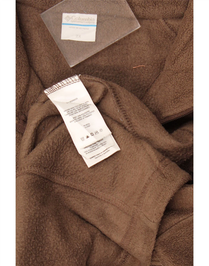 Columbia Dame Fleecejakke UK 20 2XL Brun Polyester