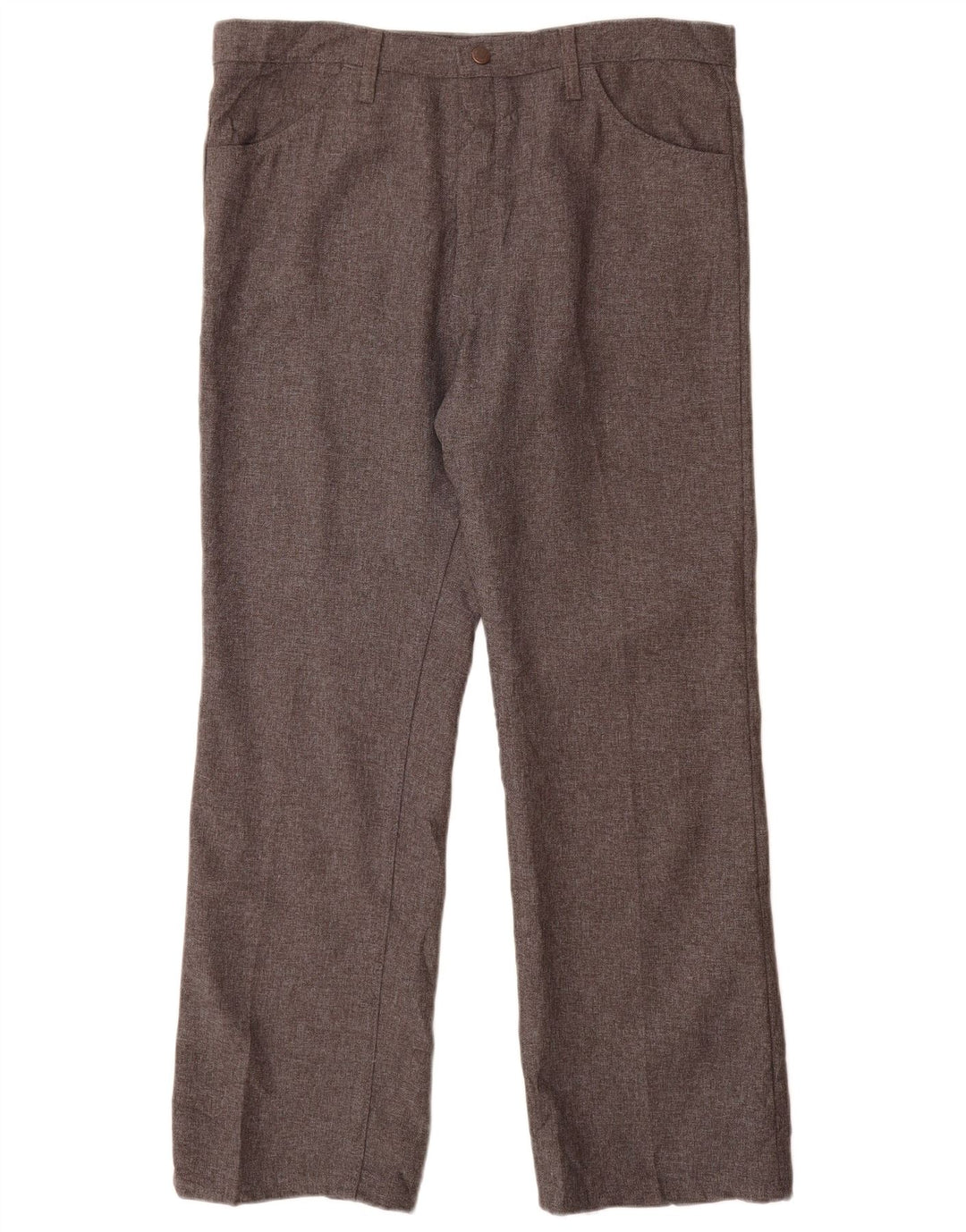 Pantaloni casual dritti da uomo Wrangler W38 L30 poliestere grigio