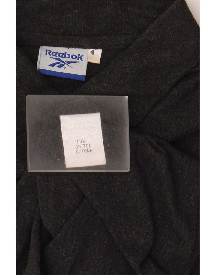 Reebok Mens Polo Shirt Large Black Cotton