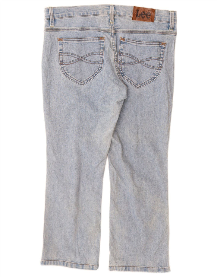 Jeans corti Lee da donna W32 L24 Blu