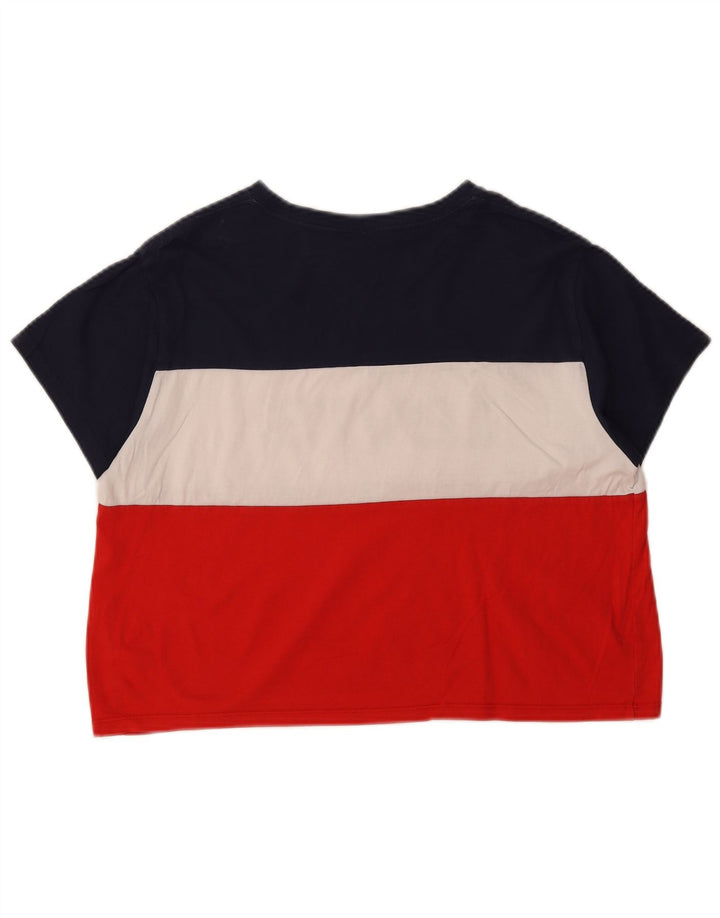 LEVI'S Womens Crop Graphic T-Shirt Top UK 10 Small Multicoloured