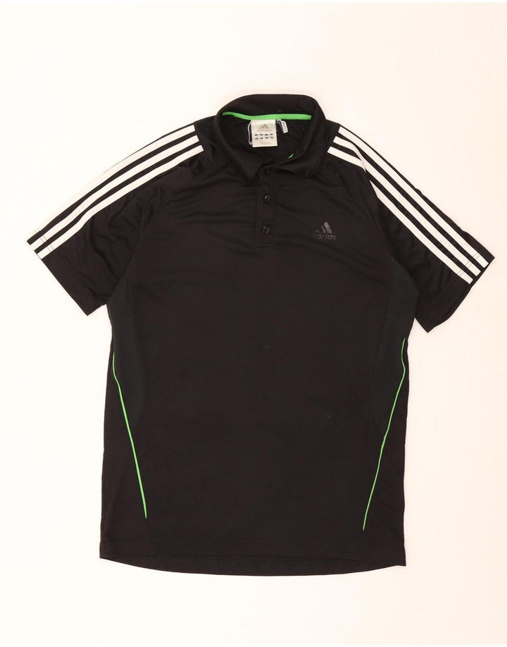 Adidas Mens Climalite Polo Shirt Medium Black Polyester