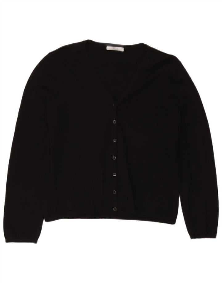 Marks & Spencer Pull Cardigan Femme UK 14 Medium Noir Viscose