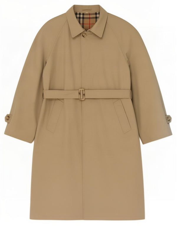 Gabardina vintage para hombre IT 50 Poliéster beige grande