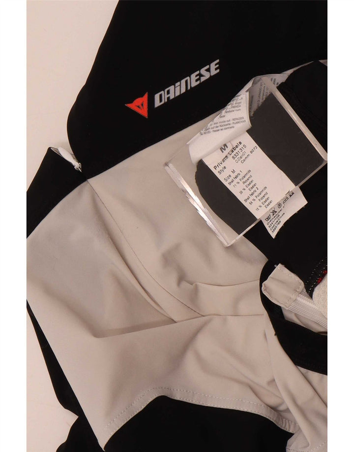 Dainese Herre kortærmet lynlås-hals-trøje Top Medium Sort Colourblock