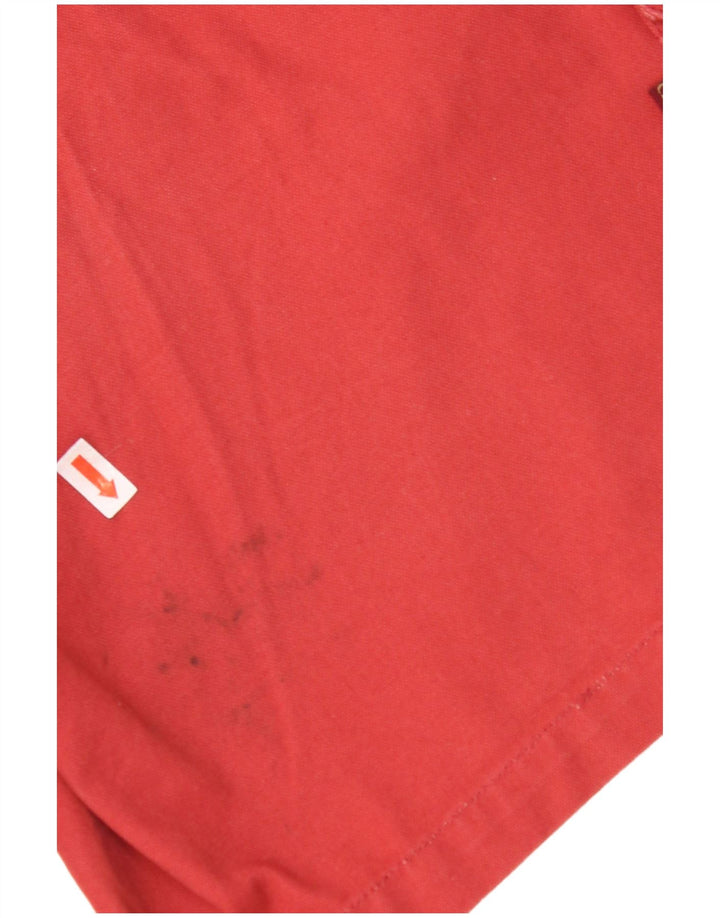 PYRAMID Womens Cargo Shorts IT 44 Medium W28 Red Cotton