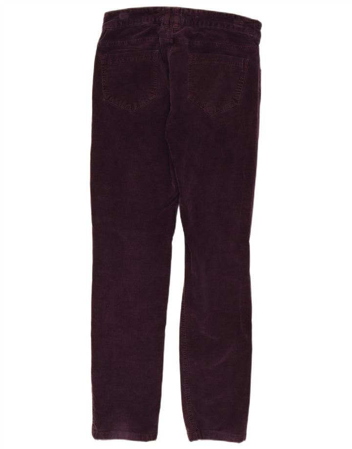 Jigsaw Womens Slim Casual Trousers W32 L30 Purple