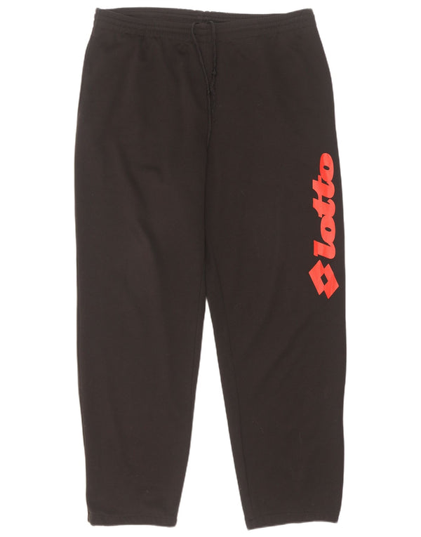Ανδρική φόρμα Lotto Graphic Παντελόνι UK 40/42 Large Black Polyester