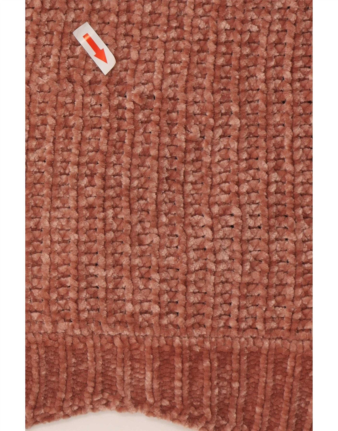 Zara Dame Boat Neck Jumper Sweater UK 14 Medium Brown Polyester