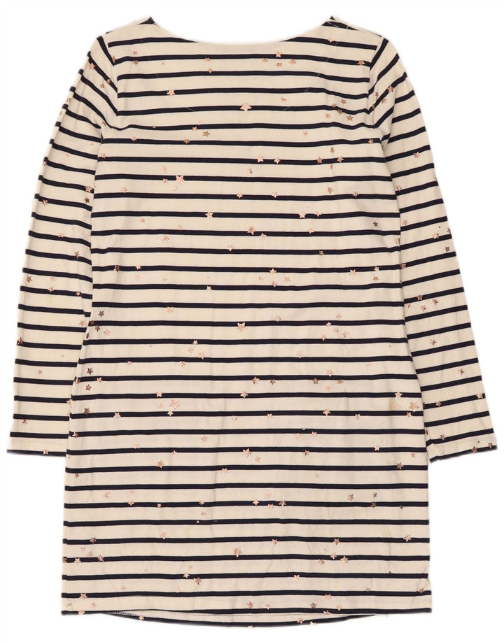 Joules Rochie teacă cu model abstract pentru femei UK 10 Mic cu dungi albe