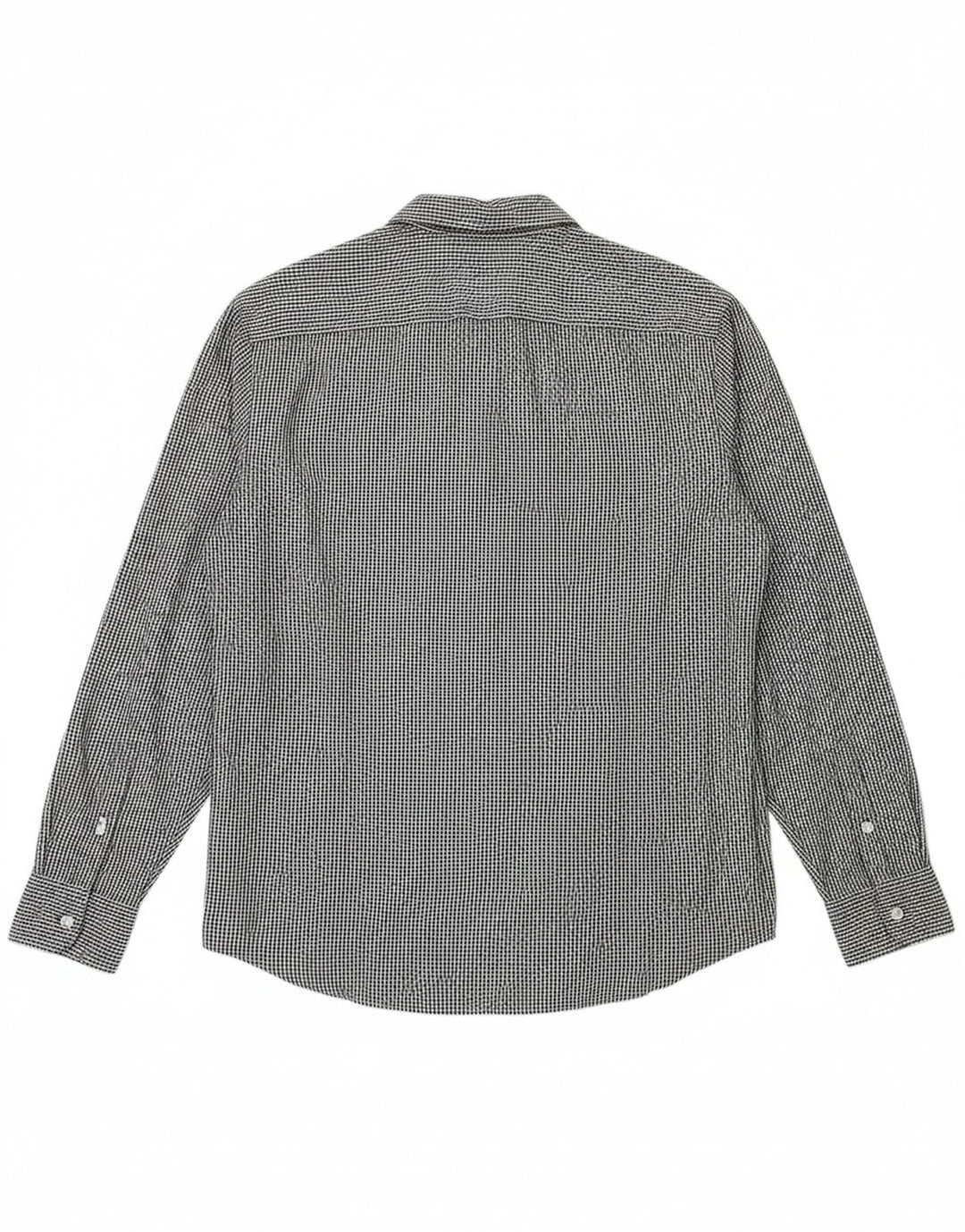 PENGUIN Mens Heritage Slim Fit Shirt Small Black Gingham