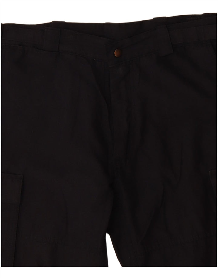 VINTAGE Short Cargo Homme W36 Grand Bleu Marine