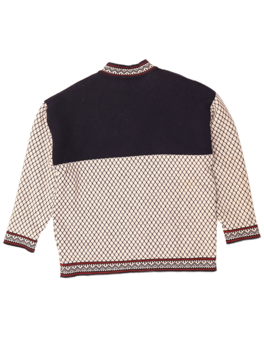 GOLFER'S mænds sweater med rund hals til mænd Medium marineblå farveblok