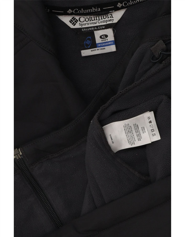 Columbia Mens Interchange Liner Windbreaker Jacket UK 42 XL Grey Polyester