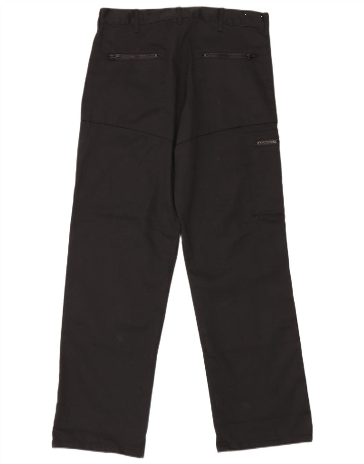 Pantaloni cargo dritti pentru bărbați Dickies W32 L31 poliester negru