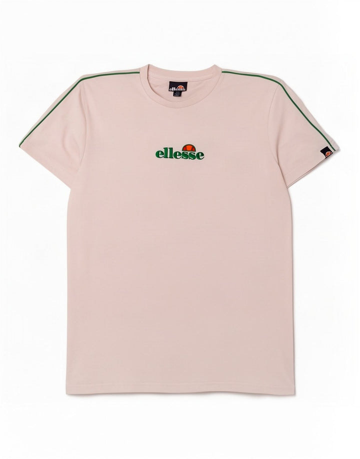 Ellesse Mens Graphic T-Shirt Top Small White Cotton