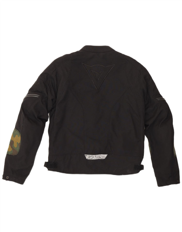 Dainese Mens Graphic Racer Jacket EU 50 Small Black Camouflage Nylon