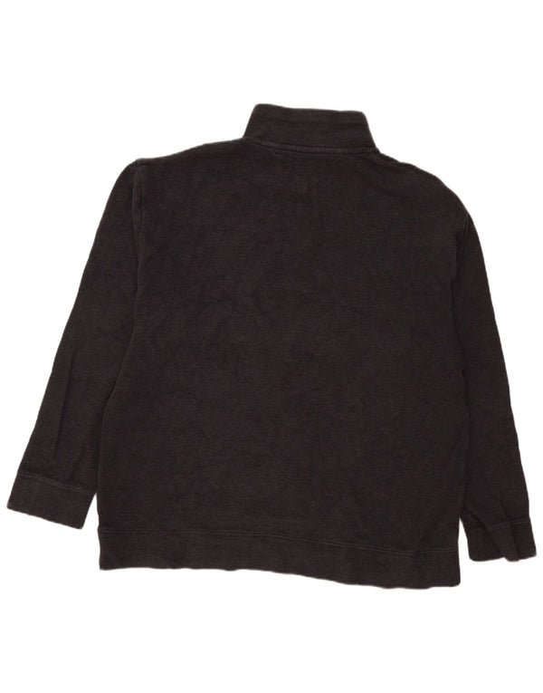 Tommy Hilfiger Pull à col zippé pour homme XL Bleu marine Coton