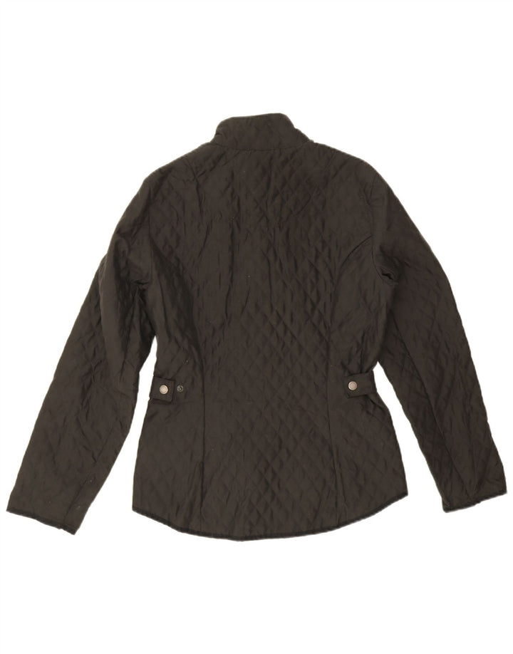 Barbour Quiltet jakke til kvinder UK 8 Lille sort polyester