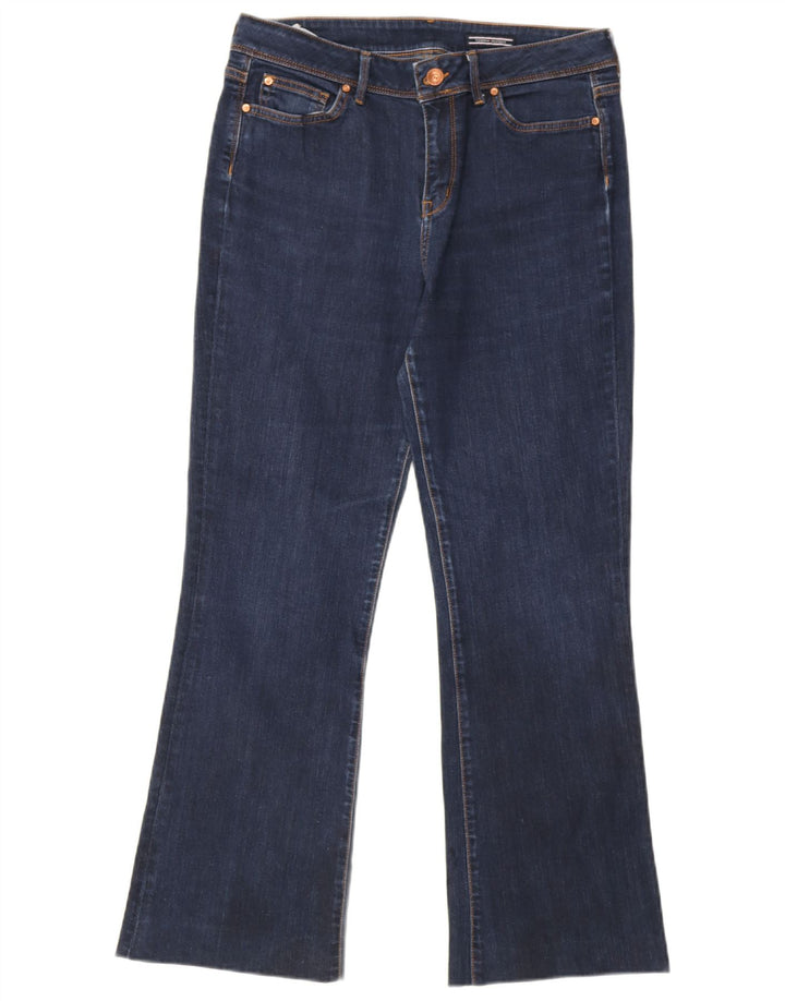 Tommy Hilfiger Womens Bootcut Jeans W31 L28 Navy Blue Cotton