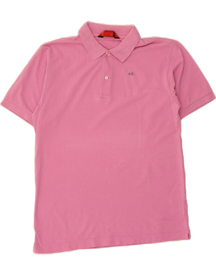 KAPPA Mens Polo Shirt Large Pink Cotton Vintage Kappa and Second-Hand Kappa from Messina Hembry 
