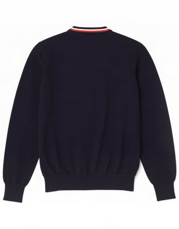 Fay Strickjacke für Jungen, 13–14 Jahre, marineblau, gestreift, Baumwolle