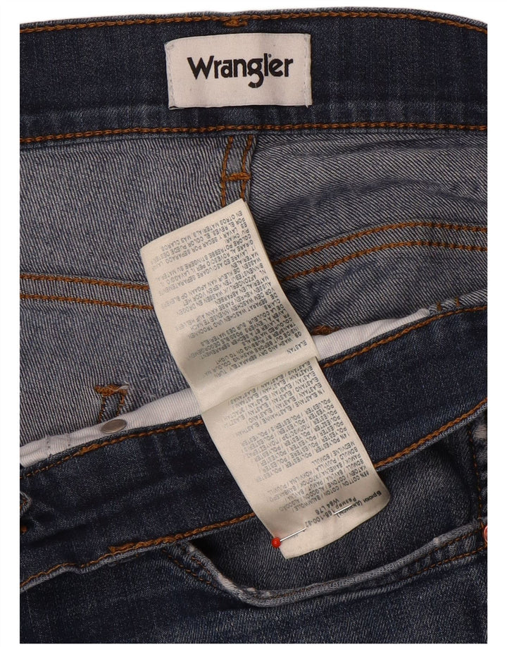 Wrangler Mens Greensboro Slim Jeans W33 L30 Navy Blue Polyester