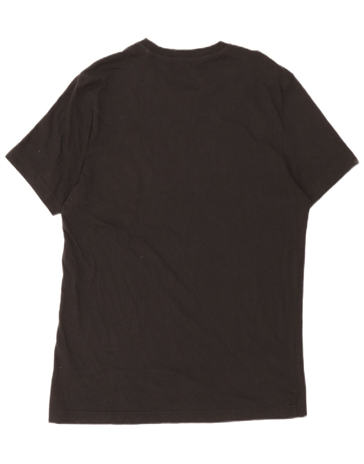 Reebok Mens T-Shirt Top Medium Black Cotton