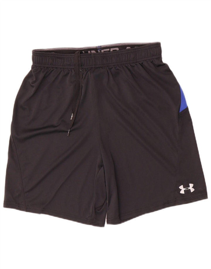 Under Armour Herre Heat Gear Sportsshorts Medium Sort Colourblock Polyester