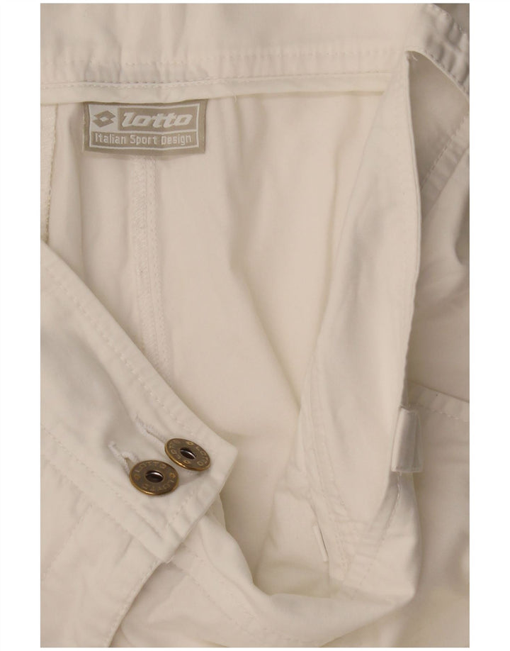 Pantaloncini chino da donna LOTTO W32 Large bianchi