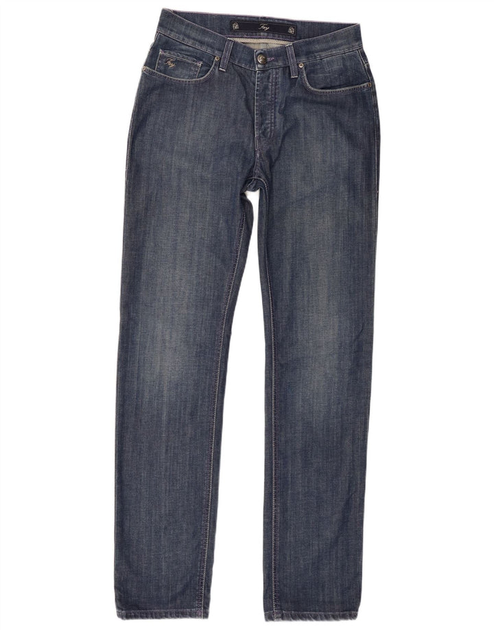 Fay Mens Slim Jeans W34 L33 Blue Cotton