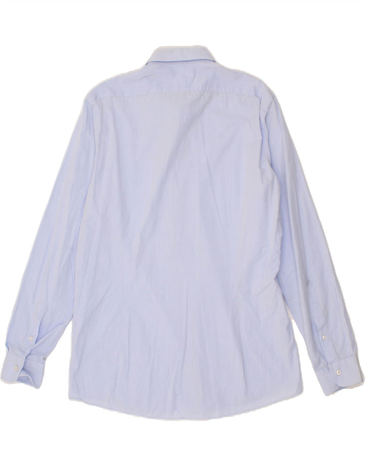 UNGARO Mens Shirt Size 17 1/2 44 XL Blue Cotton Vintage Ungaro and Second-Hand Ungaro from Messina Hembry 