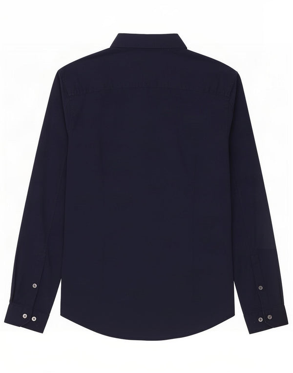 Tommy Hilfiger Chemise Slim Fit Petit Bleu Marine Coton