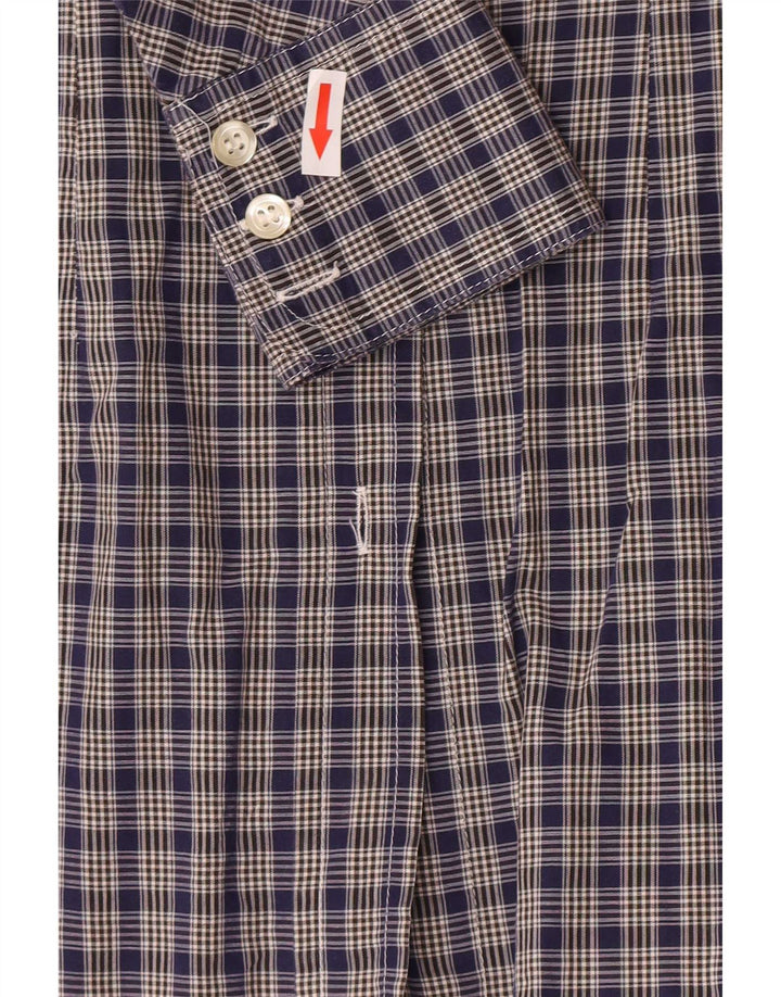 Cămașă pentru femei Max & Co. UK 14 Medium bleumarin din bumbac cu carouri