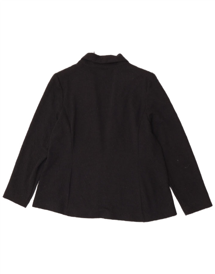 Marks & Spencer Offene Damen-Blazerjacke UK 20 2XL Schwarz Polyester