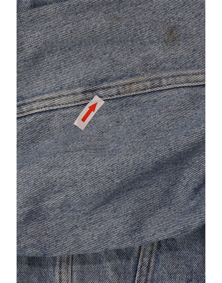 Carrera Boys Loose Fit Denim Jacket 13-14 Years Blue Cotton