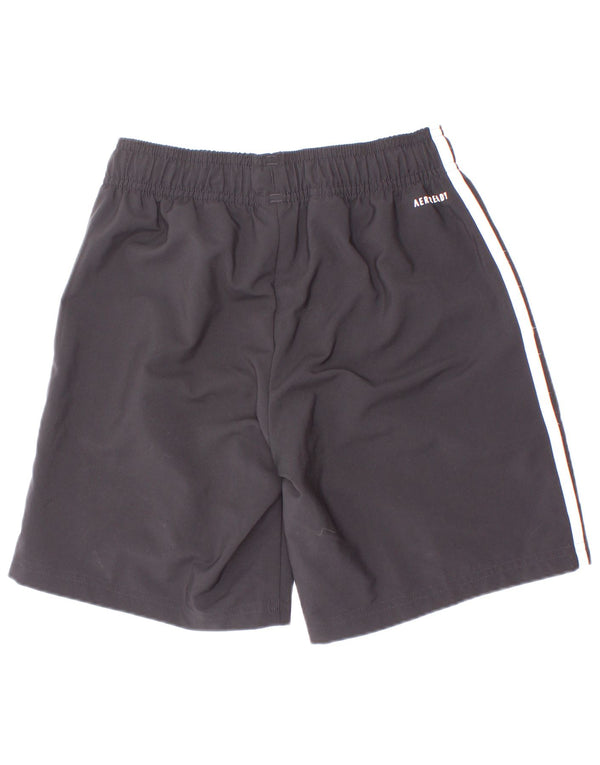 Adidas Jungen Aeroready Sportshorts 9–10 Jahre, schwarzes Polyester