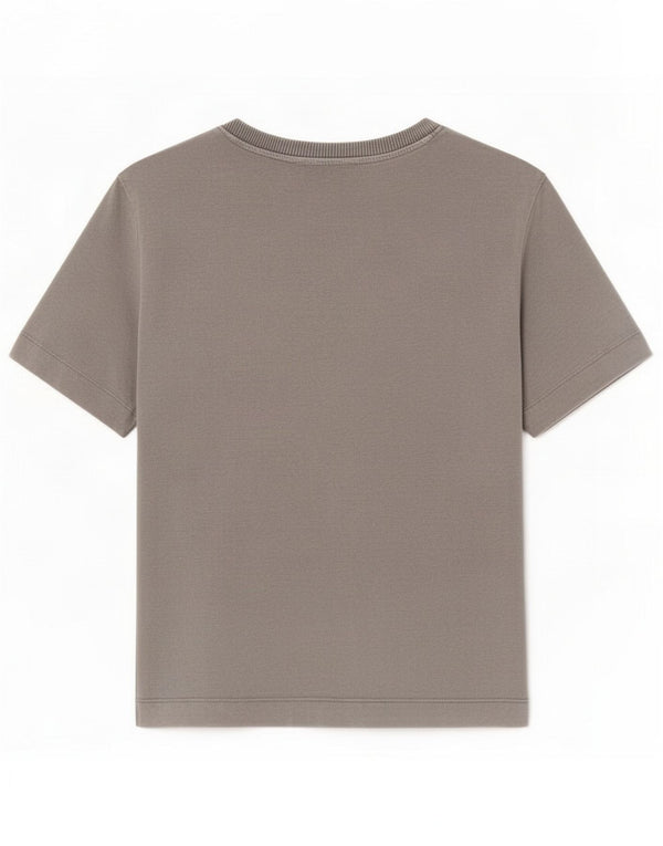 Zara Damen T-Shirt Top UK 16 Large Grau