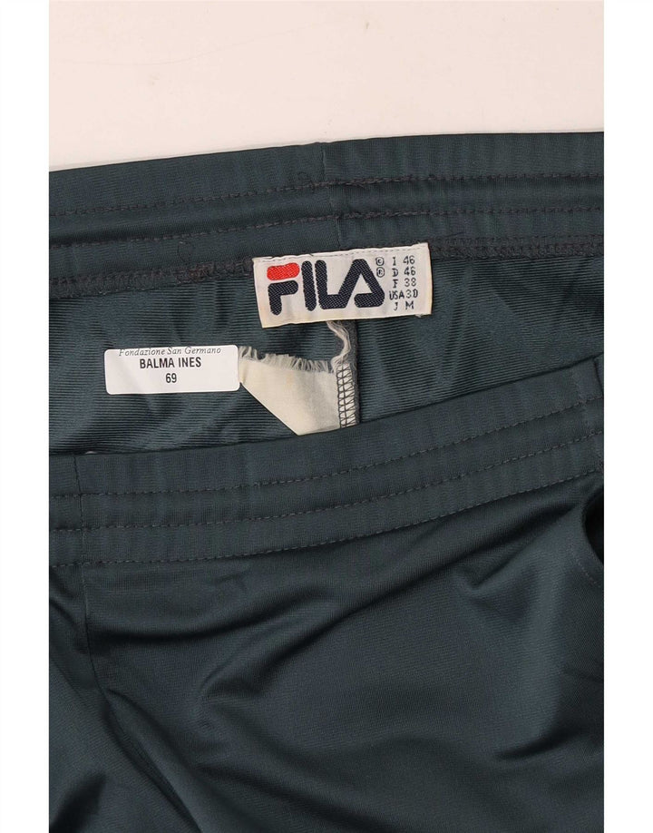 Fila Mens Tracksuit Trousers IT 46 Small Green