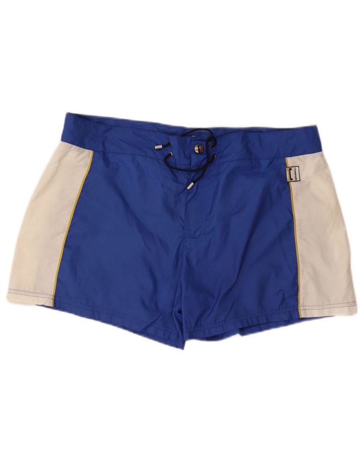 Iceberg Mens Swimming Shorts 2XL Blue Colourblock Polyester