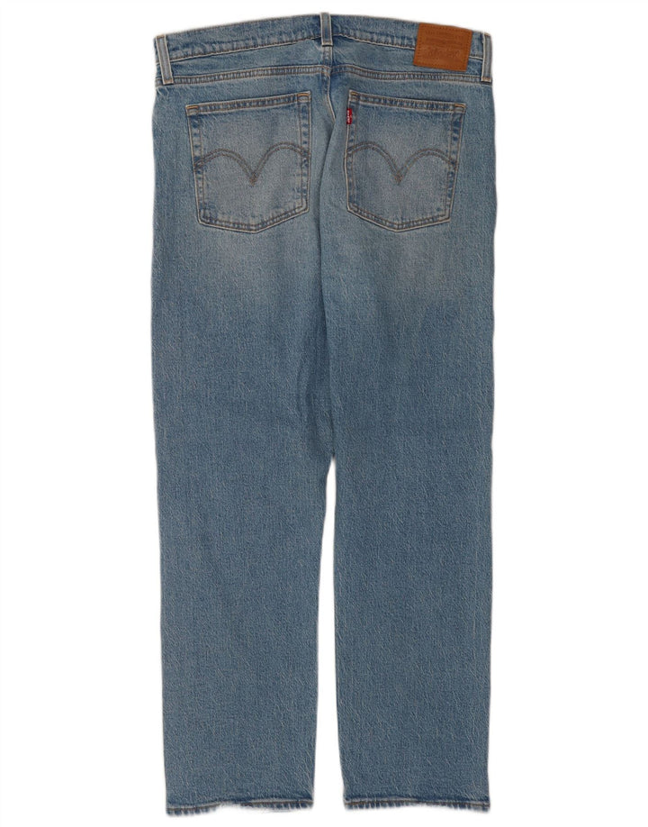 Levi's Womens Wedgie Straight Jeans W31 L28 Blue Cotton
