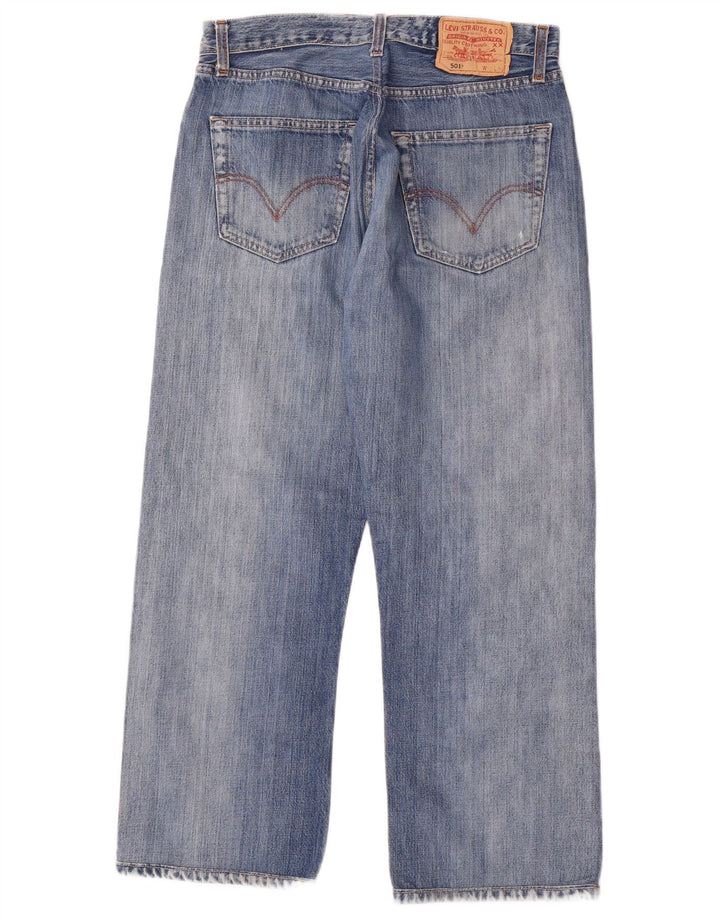 Levi's Mens 501 Straight Jeans W33 L27 Blue Cotton
